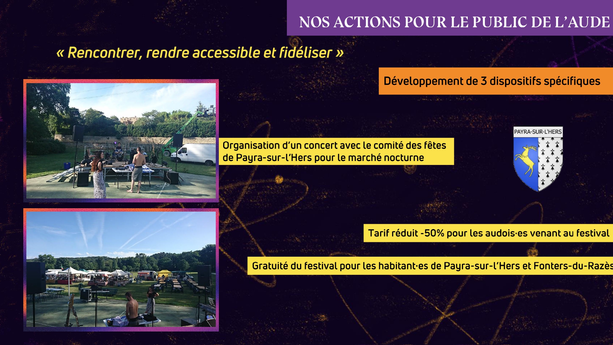 nos actions pour le public de l'aude