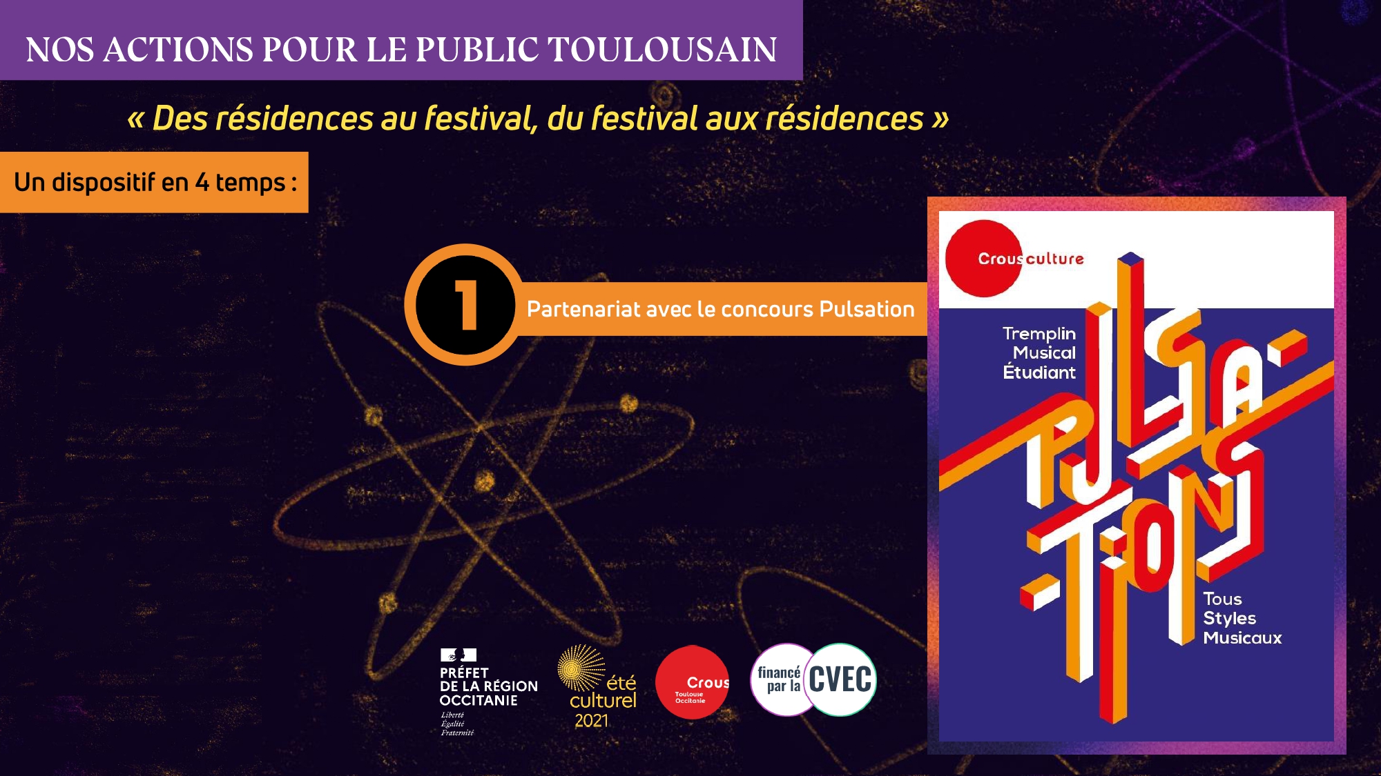 nos actions pour le public toulousain