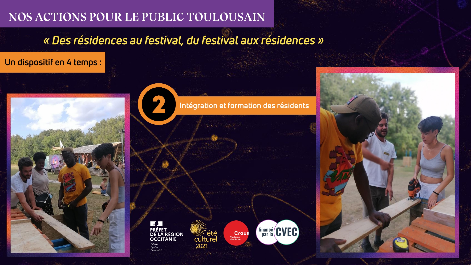 nos actions pour le public toulousain