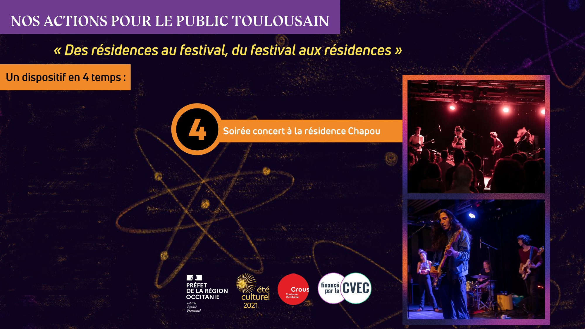 nos actions pour le public toulousain